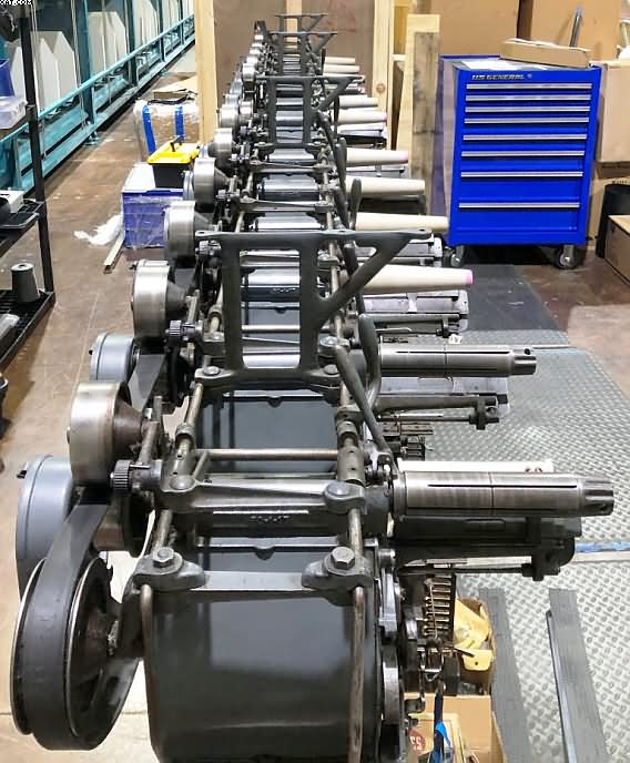 LEESONA 50 Winder, 6 or 12 spindles, 6" traverse,